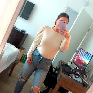 Zara Puff Sleeve Sweater